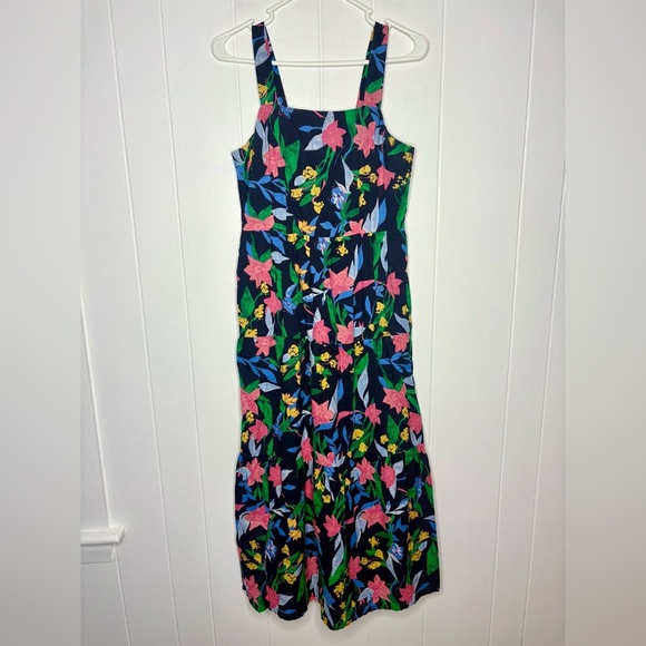 J.Crew Factory Floral Tiered Maxi Dress Women’s Size 2 MSRP $118 Summer Party - Picture 3 of 9